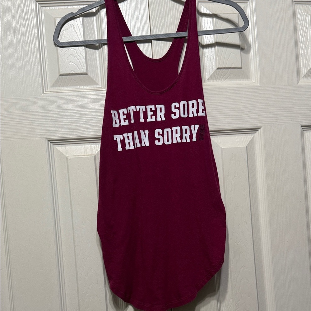PINK Victoria's Secret Burgundy Top